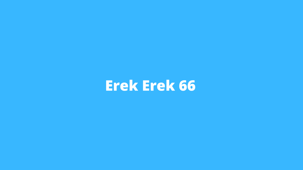 Erek Erek 66