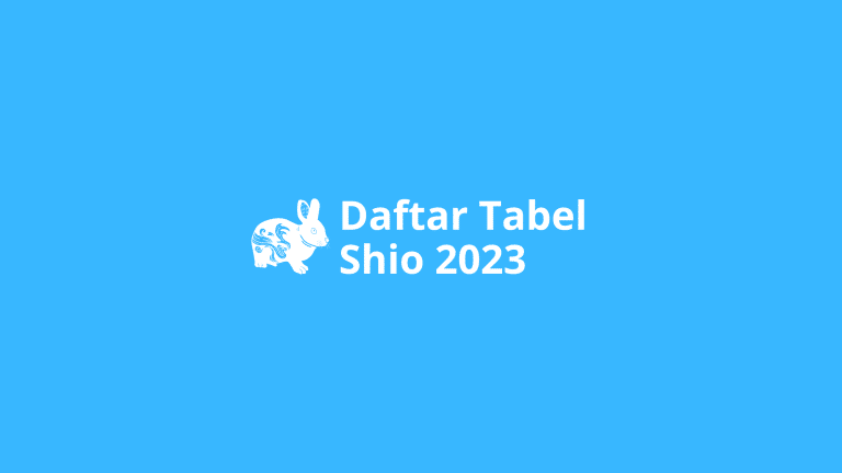 tabel shio 2023