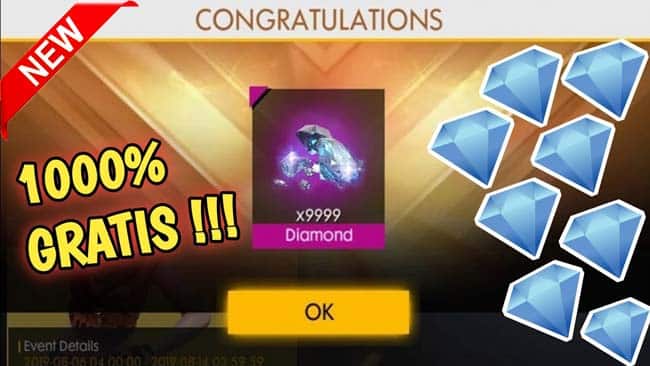 diamond gratis ff 99999 tanpa aplikasi